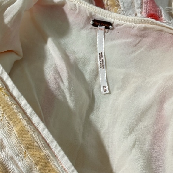 Free People Do It Again Mini Dress in Orange Combo Sz. XS - Picture 11 of 13